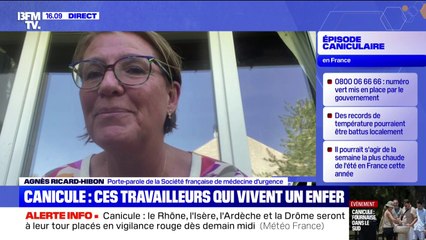 Canicule: pour Agnès Ricard-Hibon, porte-parole de la Société française de médecine d'urgence, "il faut à tout prix éviter de faire de l'exercice" pendant les périodes de fortes chaleurs