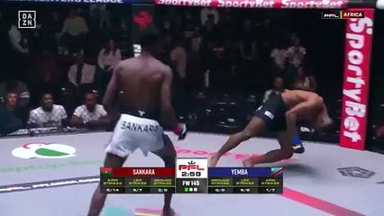 La impresionante patada que terminó en K.O