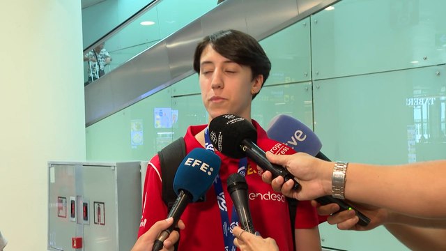 Jugadoras de la selección de baloncesto U20, a su llegada: No nos lo acabamos de creer