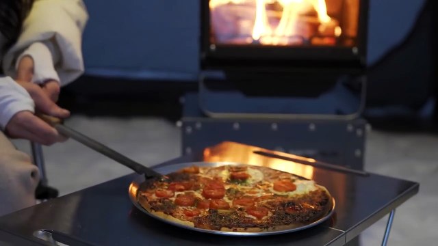 Hot Tent Solo Camping In Snowy Mountains☃️ㅣCamp ASMRㅣNortent Gamme8 - Kirin Camp (720p, h264) (1)