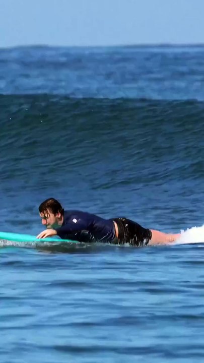 Ibrahimovic a fazer surf