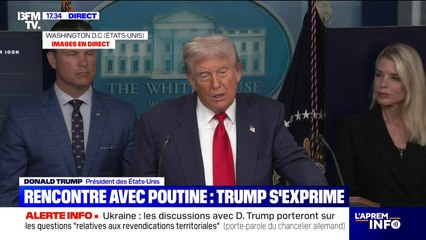 "J'ai été déçu à plusieurs reprises", affirme Donald Trump à propos de Vladimir Poutine