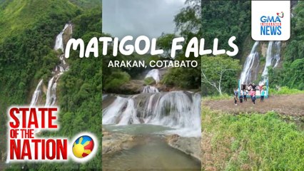 100-meter-high Matigol Falls, hike at swimming ang alok na adventure | SONA