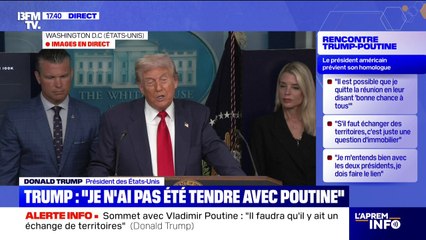 Guerre en Ukraine: "Je n'ai pas été tendre avec Vladimir Poutine", souligne Donald Trump