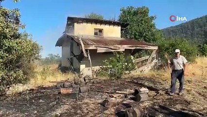 Kastamonu’da korkutan yangın: Samanlık, odunluk ve 30 dönüm arazi yandı