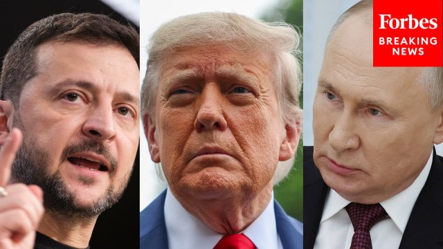 Ukrainian President Zelensky Urges Tougher Sanctions On Russia Ahead Of Trump-Putin Meeting