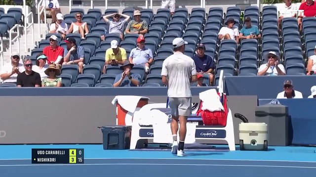 Camilo Ugo Carabelli vs Kei Nishikori | Resumen | Masters 1000 de Cincinnati