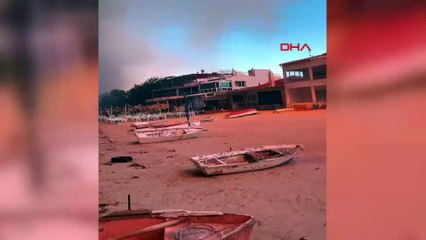 Çanakkale alev alev! Yangınla mücadele sürüyor