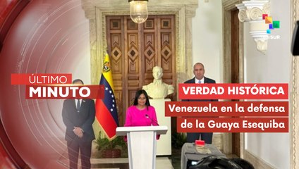 Venezuela consigna documento con la verdad sobre la Guayana Esequiba