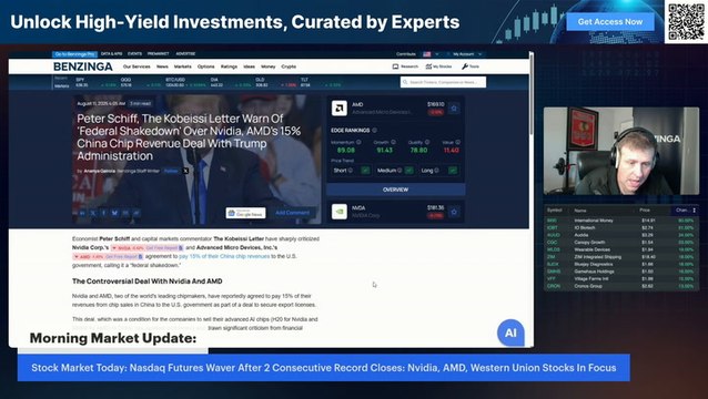 Nvidia, AMD to Pay US 15% of China AI Chip Sales Revenue