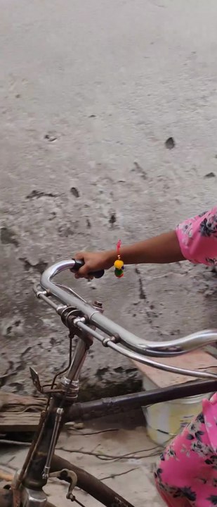 Cute girl bycycle running ka funny 🤣 🤣 video