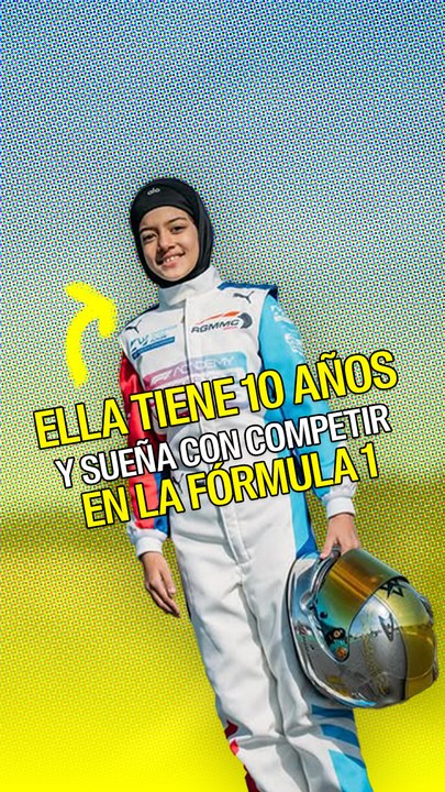 Ella tiene 10 años y sueña con competir en la Formula 1