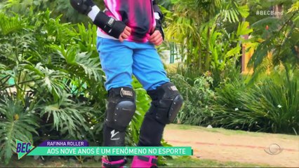 Aos 9 anos, Rafinha Roller é um fenômeno do esporte