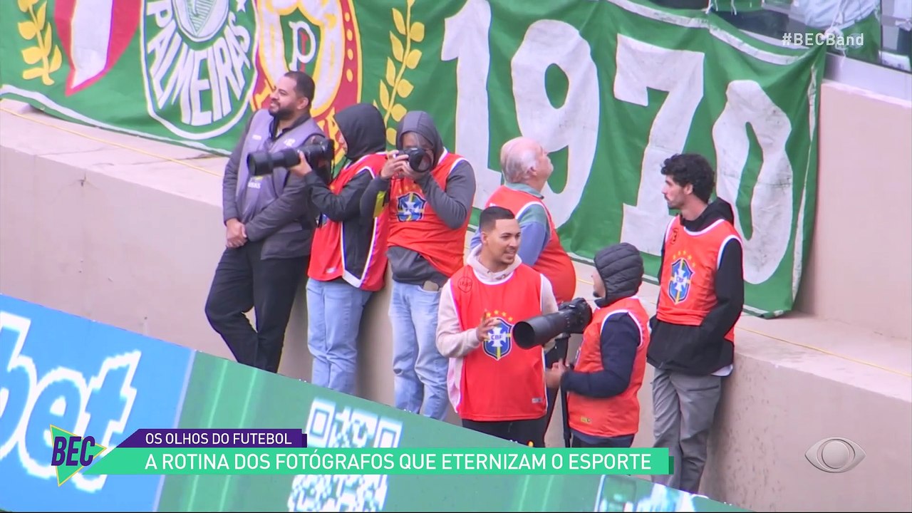 A rotina dos fotógrafos que eternizam o esporte
