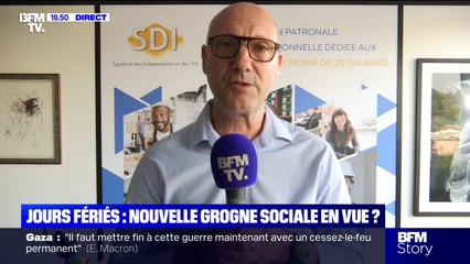 Suppression de deux jours fériés: "C'est une proposition qui est très nettement rejetée", estime Jean-Guilhem Darré du syndicat des indépendants et des TPE