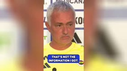 Jose fumes at journalist over Feyenoord's supposed injuries