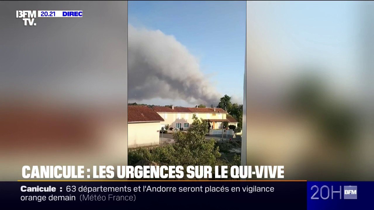 Un feu de forêt se déclare dans la commune de Saint-Vallier en Charente