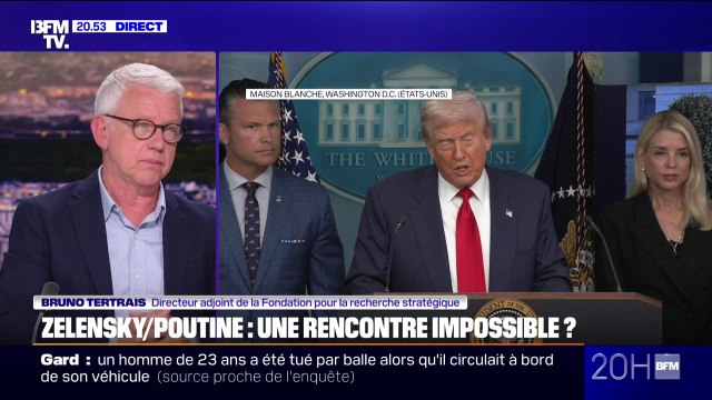Sommet entre Donald Trump et Vladimir Poutine: Il ne peut pas y avoir de paix , estime Bruno Tertrais, directeur adjoint de la Fondation pour la recherche stratégique