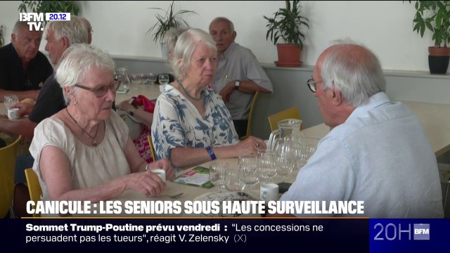 Canicule: les personnes âgées sous haute surveillance