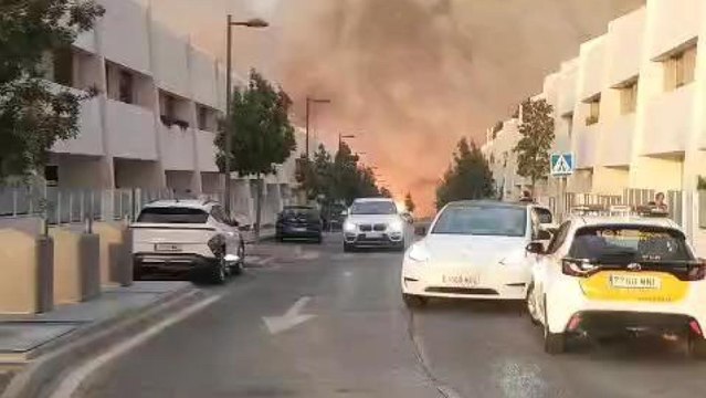 Incendio en Tres Cantos