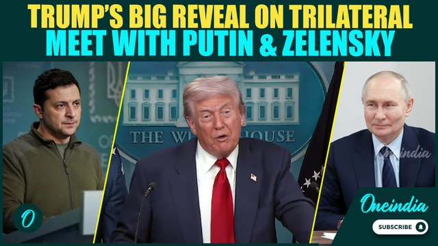 BREAKING: Trump Confirms Trilateral Meet With Zelenskyy After Alaska Summit With Putin