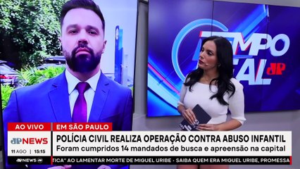 Operação em SP mira casos de abuso infantil | TEMPO REAL