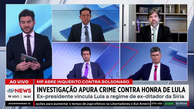 MP abre inquérito contra Bolsonaro que investiga crime contra honra de Lula