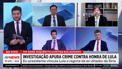 MP abre inquérito contra Bolsonaro que investiga crime contra honra de Lula