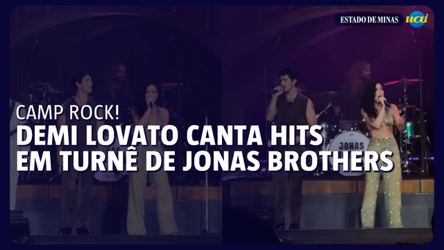 Demi Lovato canta hits de 'Camp Rock' em turnê de Jonas Brothers