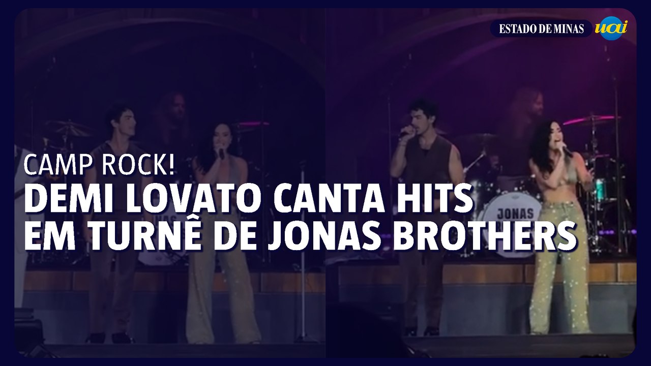 Demi Lovato canta hits de 'Camp Rock' em turnê de Jonas Brothers