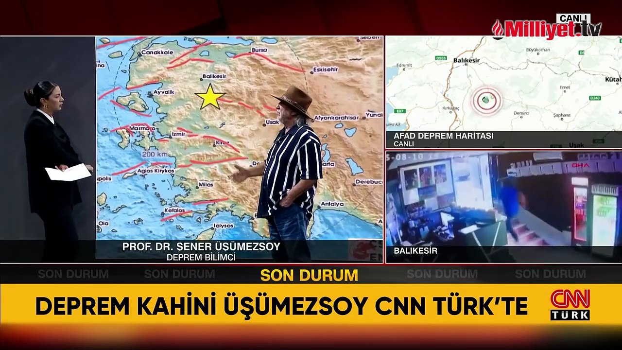 Prof. Dr. Şener Üşümezsoy CNN Türk canlı yayınında o bölgeyi işaret etti: 'Bütün sır burada'