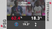 PSG v Tottenham Hotspur - Opta Predictor
