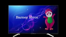 Barney Error Sony Bravia TV Set Edition