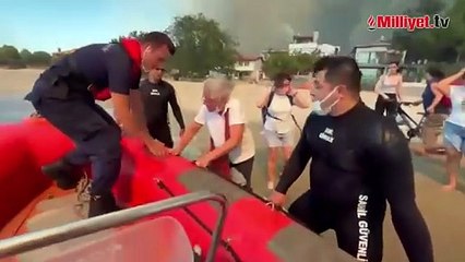 Bakan Yerlikaya: Çanakkale’deki orman yangınlarında mahsur kalan 348 kişi kurtarıldı