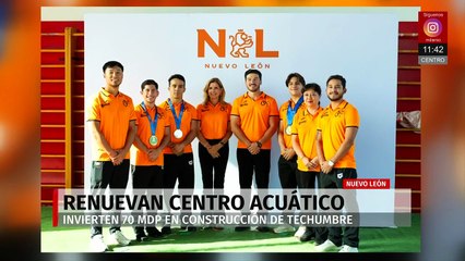 Gobierno de Nuevo León renueva centro acuático; invierten 70 mdp