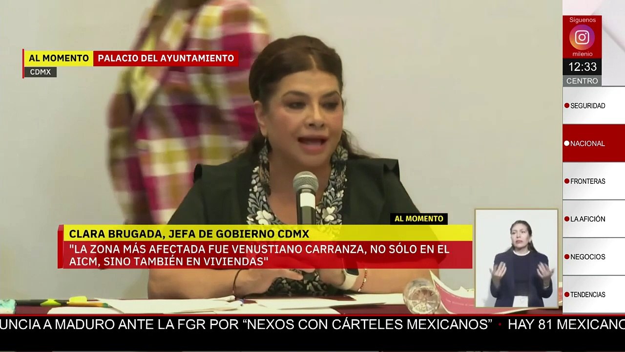 Clara Brugada anuncia apoyo a ciudadanos de CdMx por daños en inmuebles tras lluvias