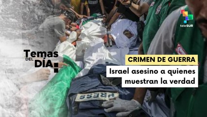 Israel asesina a 6 periodistas del medio Al Jazeera