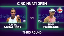 Sabalenka squeaks past Raducanu in Cincinnati