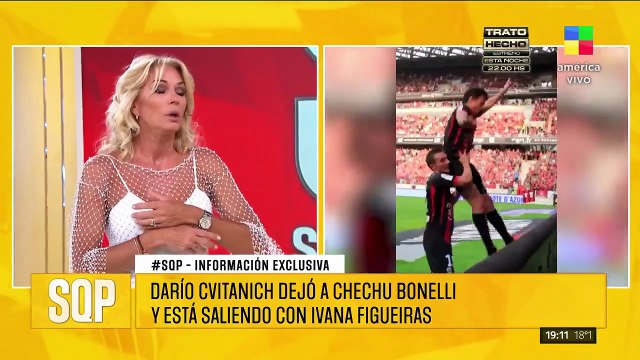 DARÍO CVITANICH DEJÓ A CHECHU BONELLI Y ESTÁ SALIENDO CON IVANA FIGUEIRAS