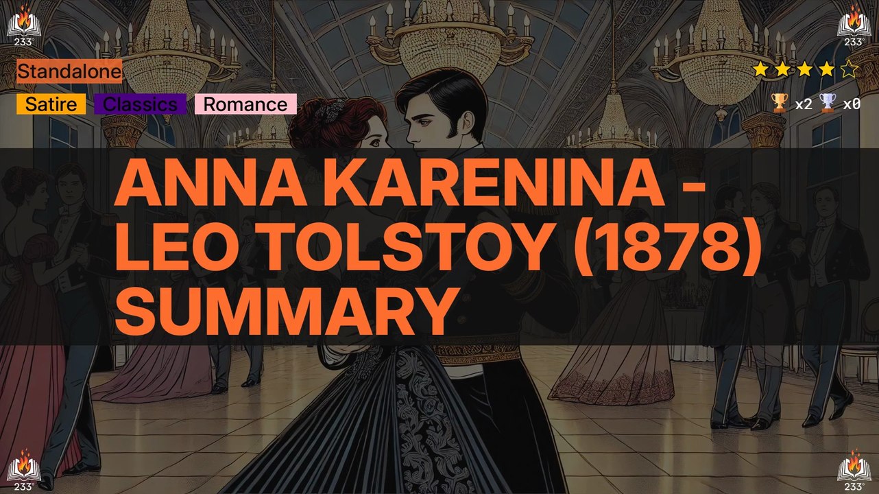Anna Karenina - Leo Tolstoy (1878) Summary