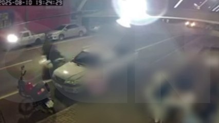 Carro na contramão pela Rua Cuiabá provoca a queda de motociclista
