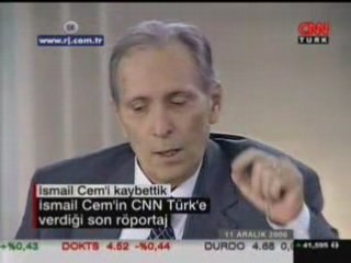 İsmail Cem - Son röportaj