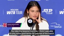 'Mostly positive' for Raducanu after tight loss to Sabalenka at Cincinnati Open