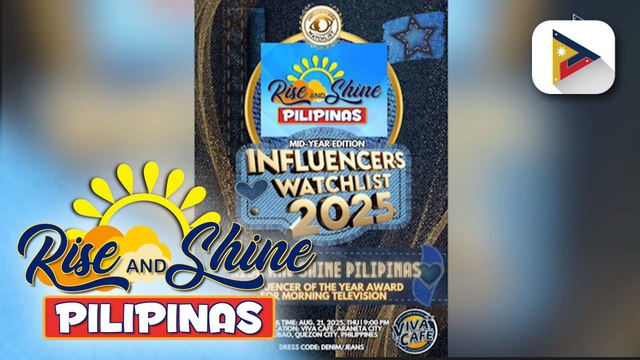 RSP pinarangalan bilang Influencer of the Year for Morning Television sa naganap na Influencers Watchlist 2025: Mid-year Edition