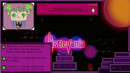 Castlevania: Symphony of the Night - Virtual Guide - Shields - Shield of Medusa