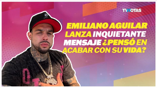 Emiliano Aguilar, hijo de Pepe Aguilar, revela que pensó en quitarse la vid