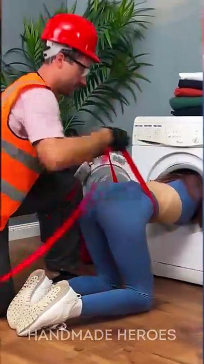Washer Sock Fail 😂 She Got Stuck