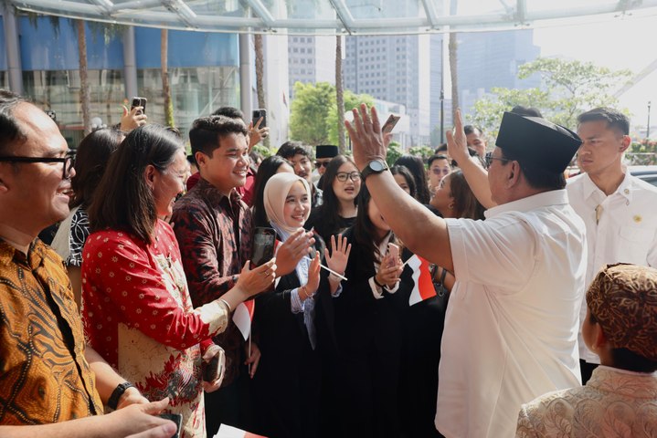 Prabowo Hadiri National Day Singapura, Disambut Hangat WNI dan Diaspora