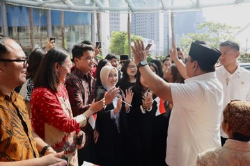 Prabowo Hadiri National Day Singapura, Disambut Hangat WNI dan Diaspora