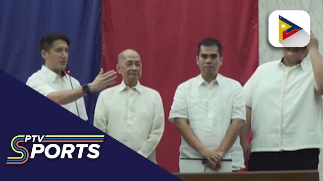 QC Vice Mayor Gian Sotto at Triathlon Philippines President Tom Carrasco Jr., pumirma ng MOU para sa 2025 National Aquathlon Championships